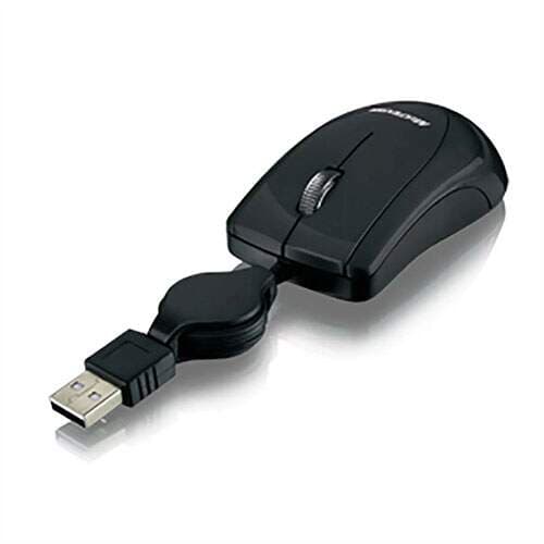 Mini Mouse Usb Retrátil Preto - Multilaser